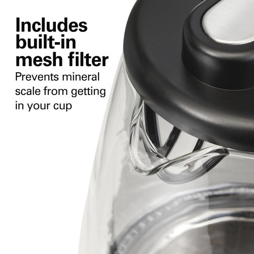 Hamilton Beach® Glass Kettle 1.7 Liter Capacity & Reviews Wayfair